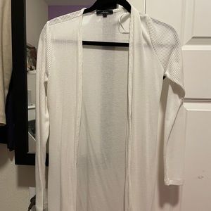 White cardigan